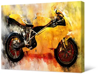 Желтый мотоцикл: Изображения в хорошем качестве для скачивания