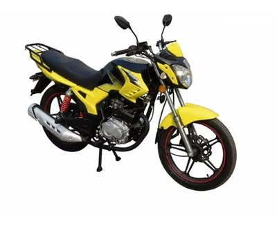 Картинка желтого мотоцикла на вашем гаджете