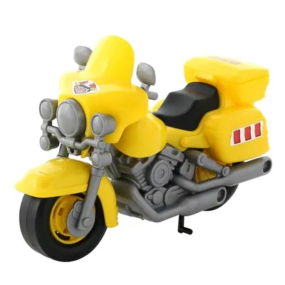 Яркий желтый мотоцикл в 4K разрешении на 2024 год