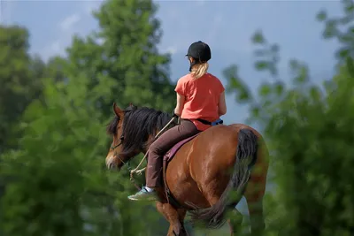 Девушка с конем. Фотограф Валерия Мороз