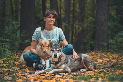 Дама с собакой - 46 фото