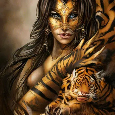 Тигр Женщина-кошка Комикс художник Демон, тигр, комиксы, млекопитающее png  | PNGEgg