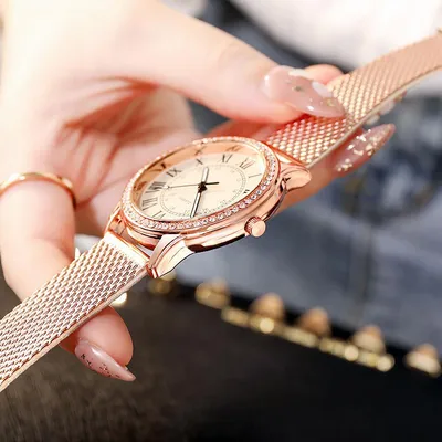 Купить Модные повседневные женские часы нового дизайна со светящимися  стрелками, женские кварцевые наручные часы | Joom