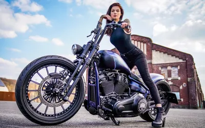 Фотографии женских мотоциклов на рабочий стол