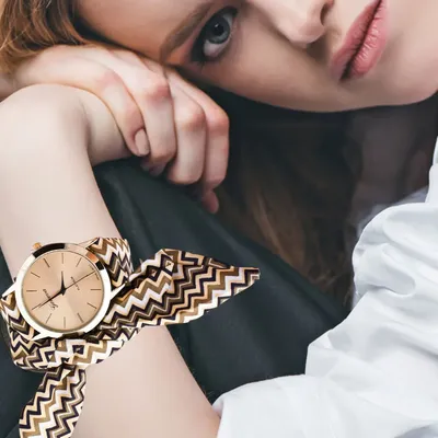 Женские наручные часы + браслет - купить с доставкой по выгодным ценам в  интернет-магазине OZON (844764940)