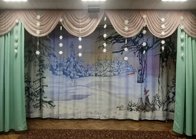 Изображение Зимнего леса из сказки Морозко для скачивания в 4k разрешении - бесплатно