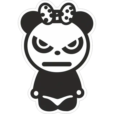 №84 Шеврон Злая панда 8*7 см (ID#1627834146), цена: 55 ₴, купить на Prom.ua