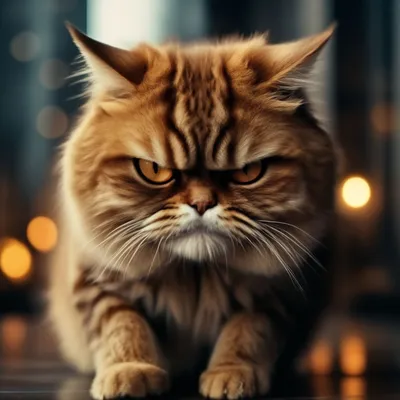 Злой персидский кот - 70 фото