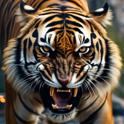 Тигр злой» — создано в Шедевруме