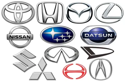 Значки и эмблемы японских автомобилей 🦈 avtoshark.com