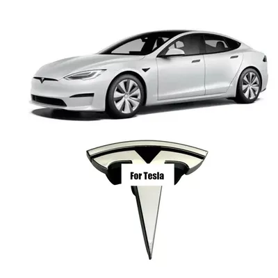 Передняя решетка T эмблема значок Логотип для Tesla Model S 2016-2019 OEM  1053686-00-F Tesla логотип автомобиля | AliExpress