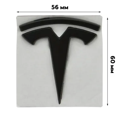 Колпачок на диски Tesla черный/хром лого (62-68мм)