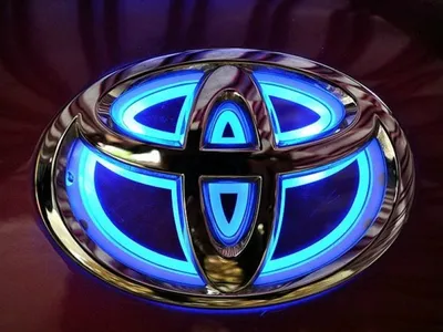 Наклейка на авто Значок тойота марка машины символ эмблема - купить по  выгодным ценам в интернет-магазине OZON (714383957)