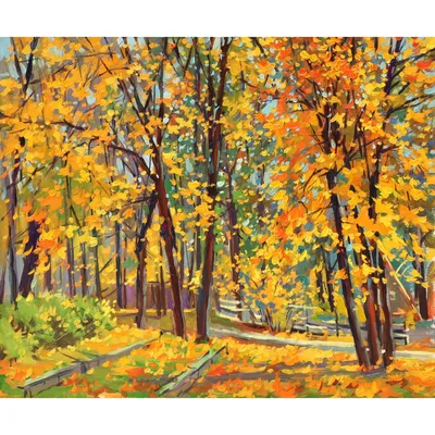 Насыщенные цвета и прекрасные оттенки на фото Золотая осень