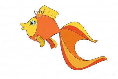Золотая рыбка из сказки Пушкина в полном HD разрешении