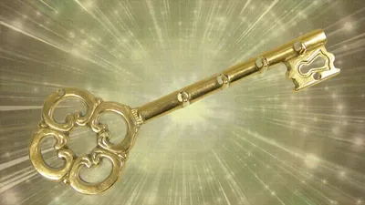 Обои Золотой ключик из сказки Буратино для вдохновления и мечтаний.