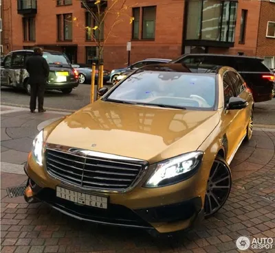 Фотографии Mercedes-Benz золотой gold машина