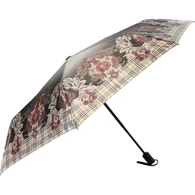 Панорамный зонт Три Слона САТИН ручка кожа ( полный автомат ) арт. L3845-2  • Товары • Интернет магазин зонтов - купить зонт можно быстро и выгодно.  Зонты Zest. Зонты Три Слона.